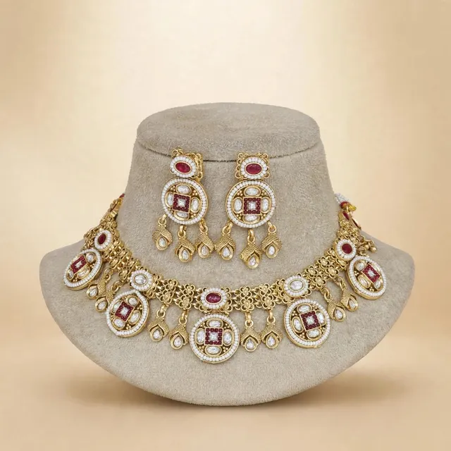Heritage Kundan Necklace Set