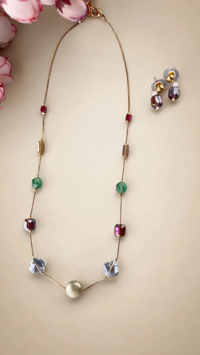 Multicolour Crystal Chain
